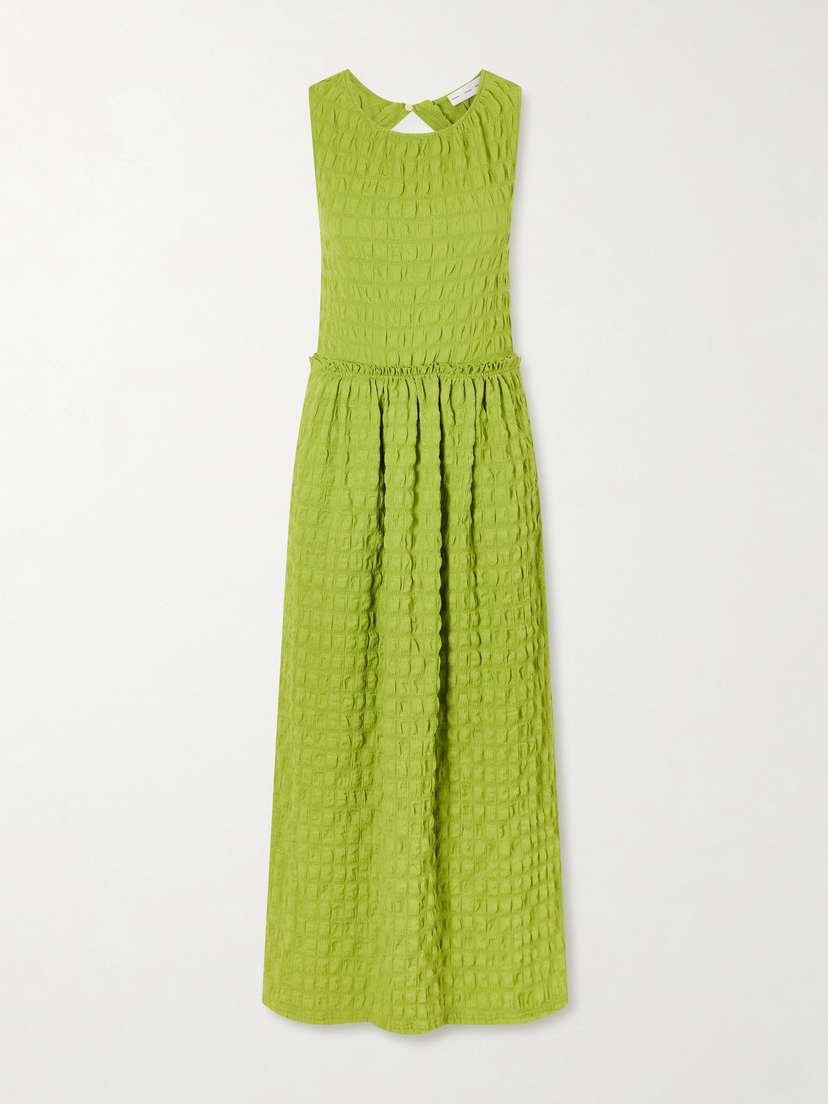 Proenza Schouler White Label Zoira Shirred Jersey Midi Dress