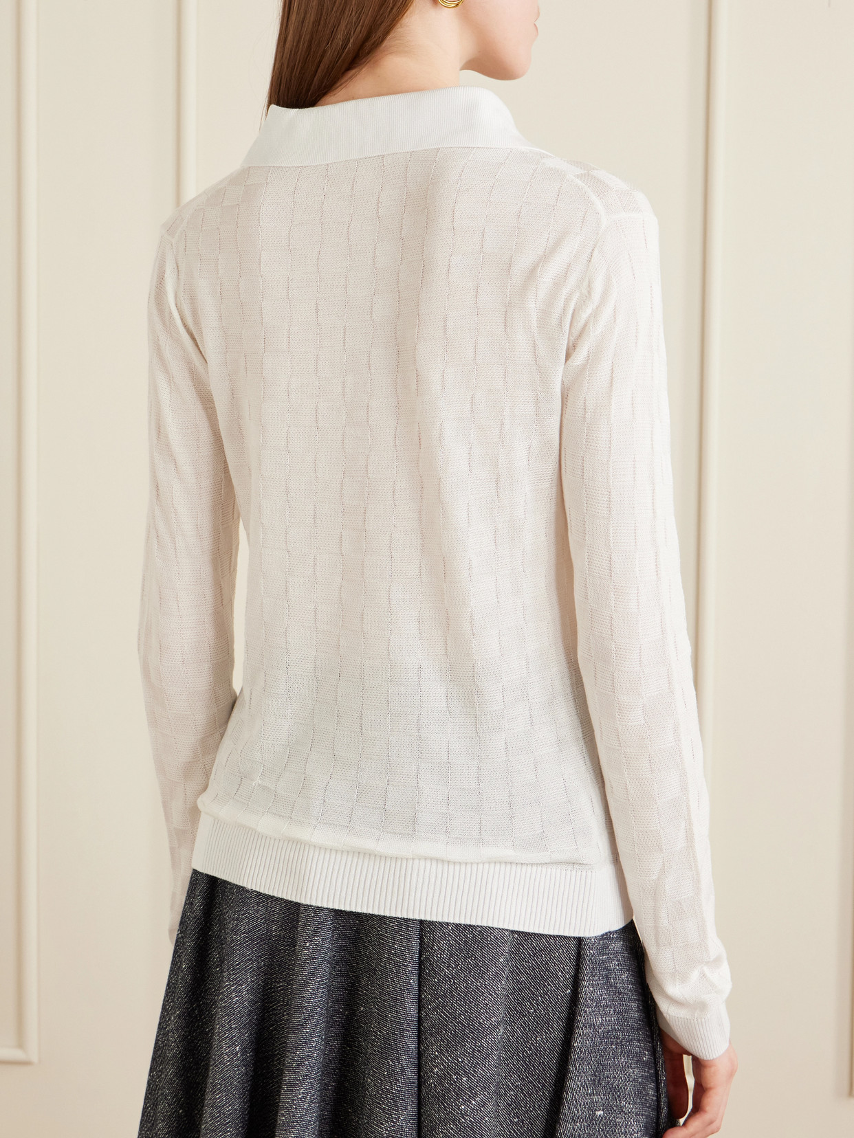 Caleb Knitted Polo Sweater