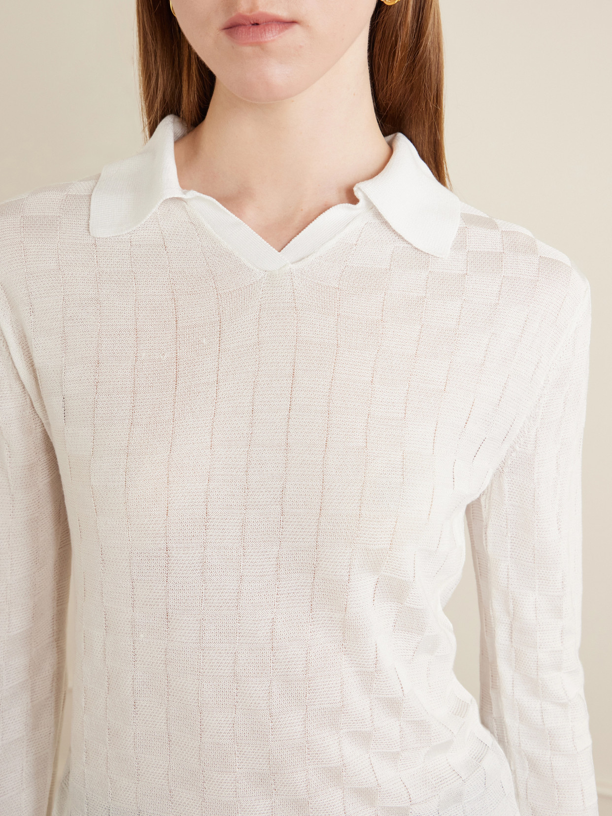Caleb Knitted Polo Sweater