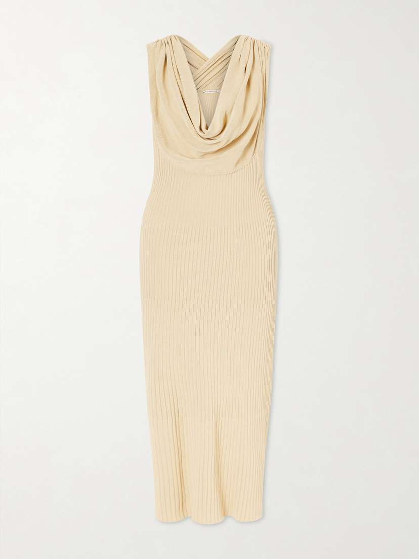 Kallmeyer Ribbed-knit Cotton-blend Midi Dress | Thumbnail 6