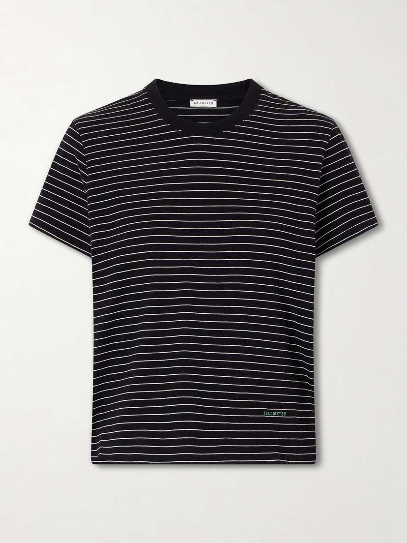Kallmeyer Kenzie Striped Cotton-jersey T-shirt