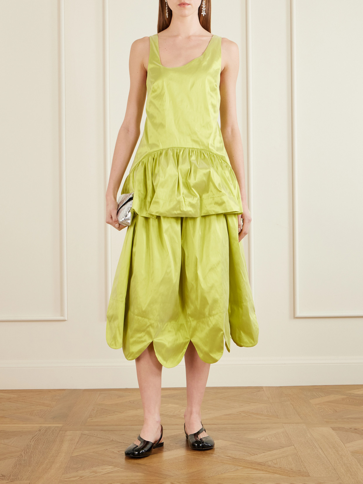 Petal Hem Basque Midi