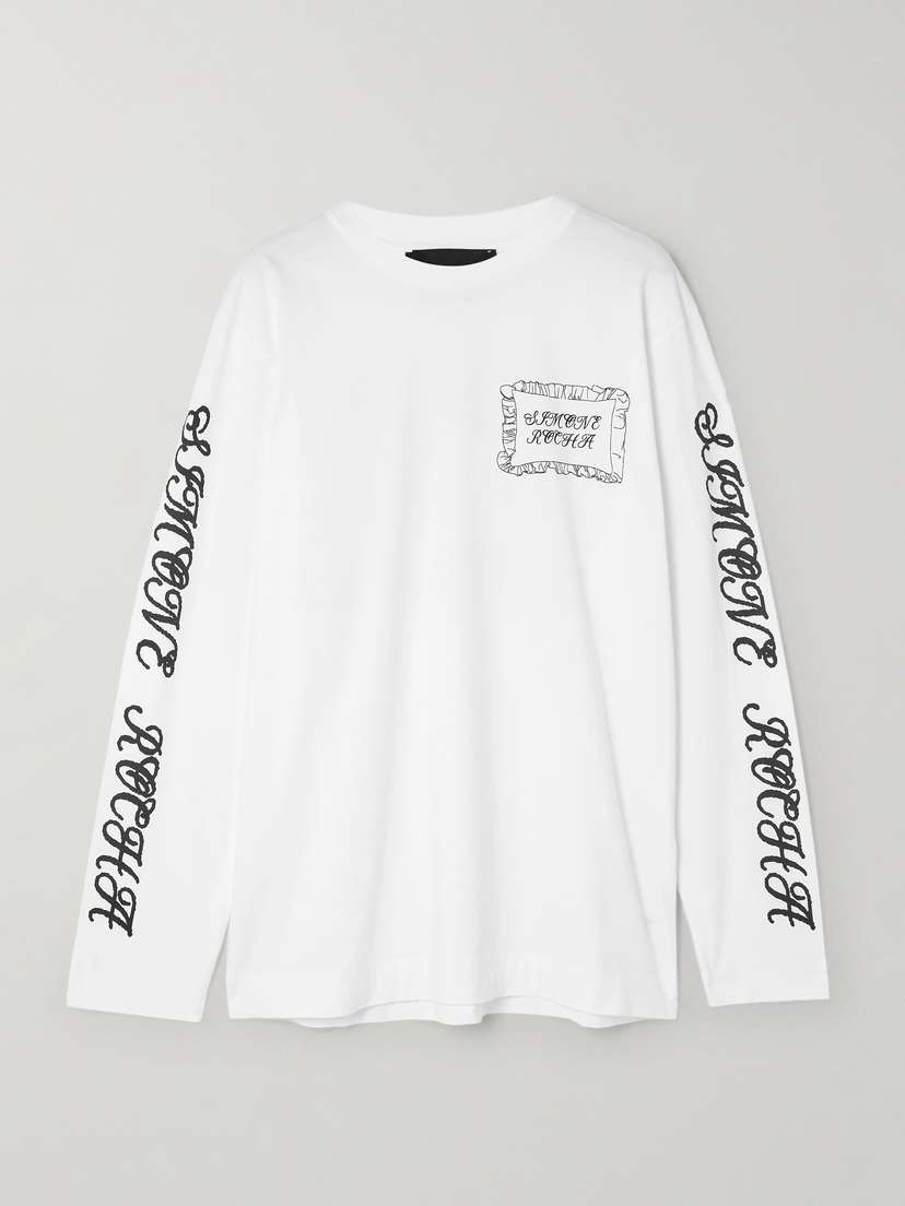 Simone Rocha Pillowcase Printed Cotton-jersey T-shirt