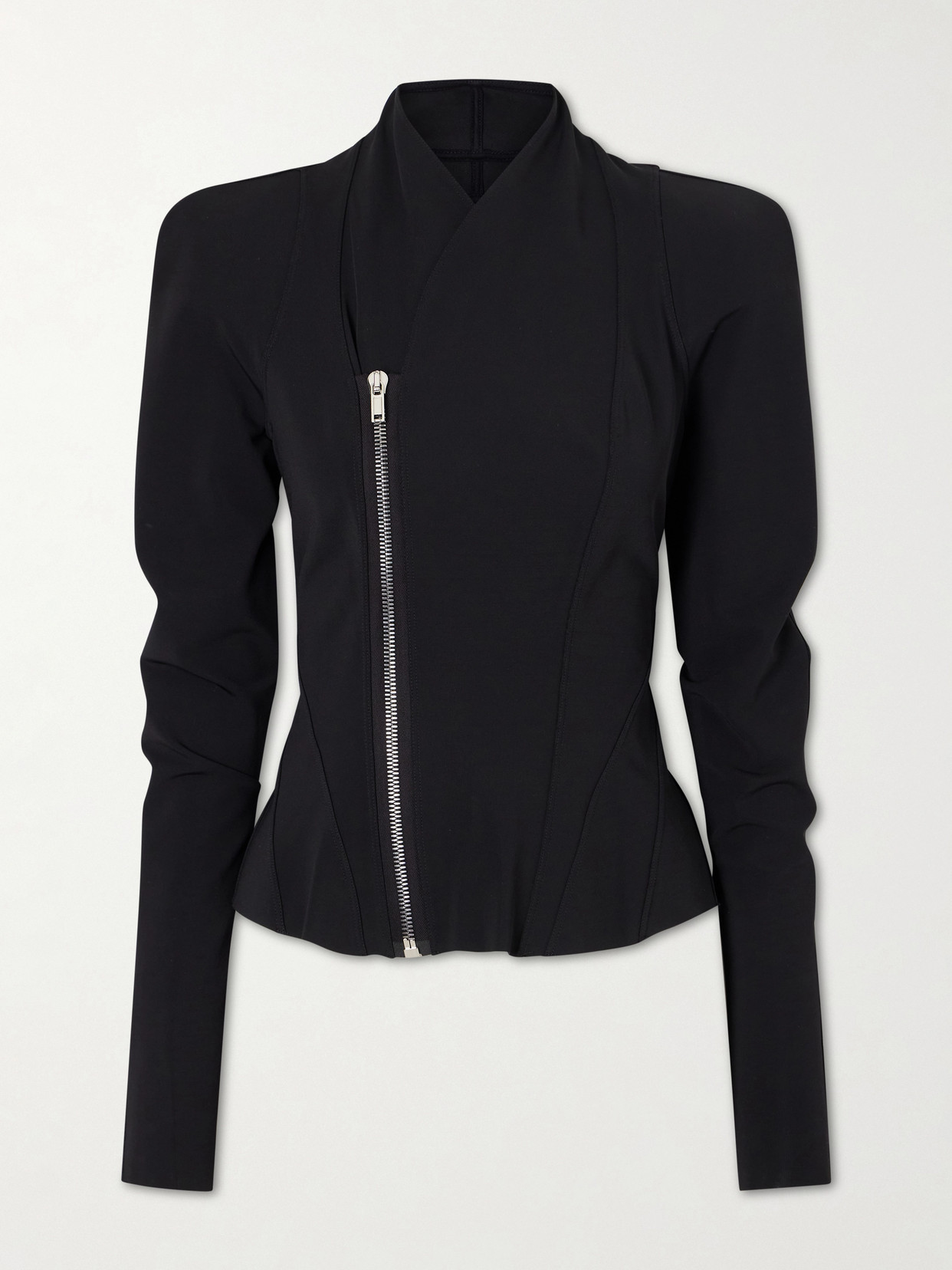 Rick Owens Princess Jersey Jacket In Black