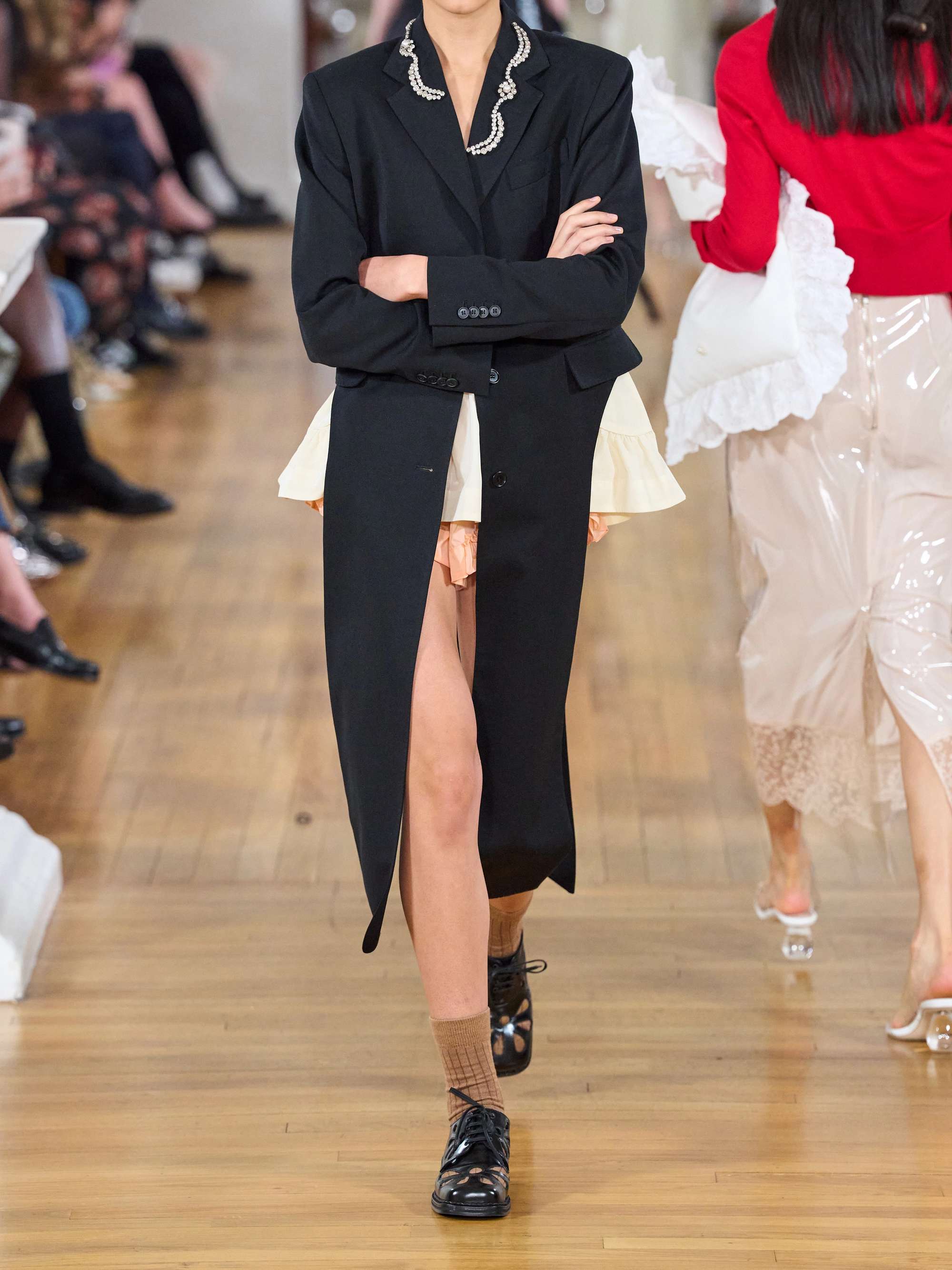 SIMONE ROCHA Embellished woven coat | NET-A-PORTER