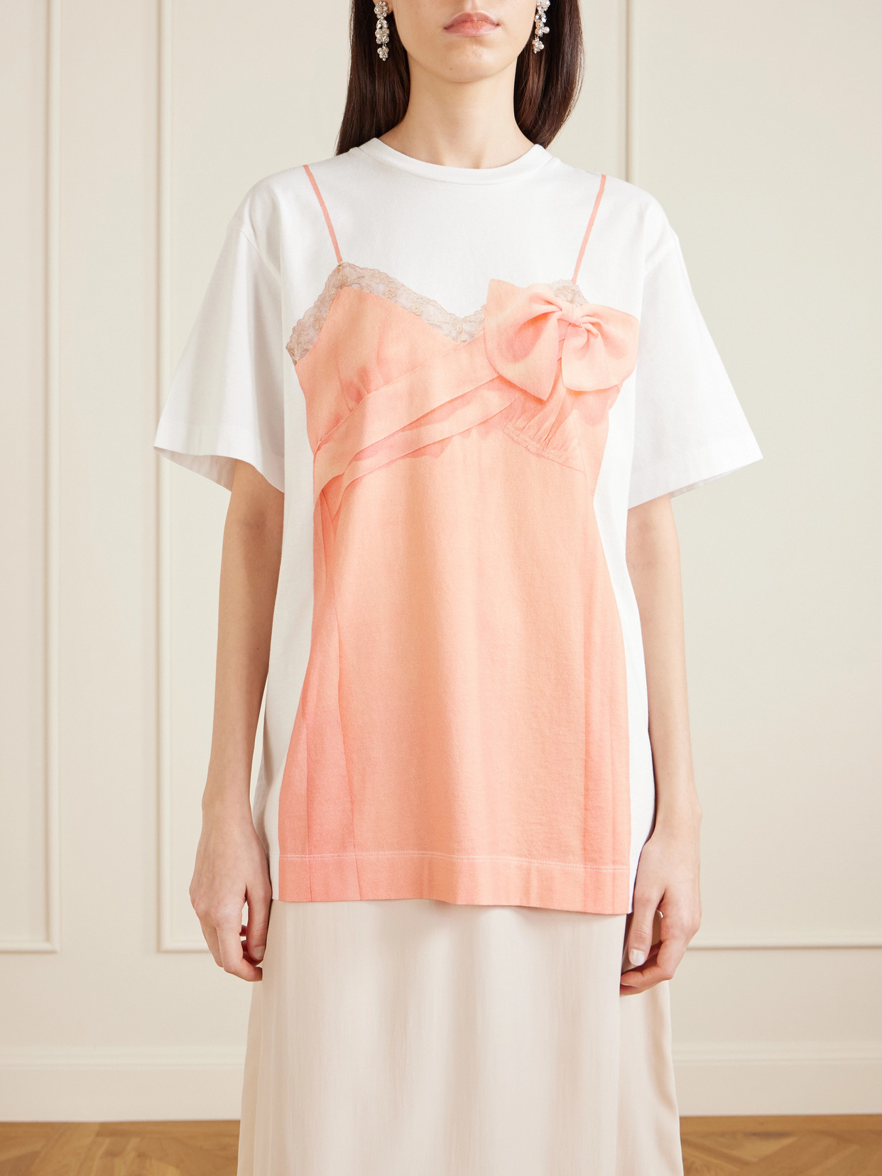 Printed Cotton-Jersey T-Shirt