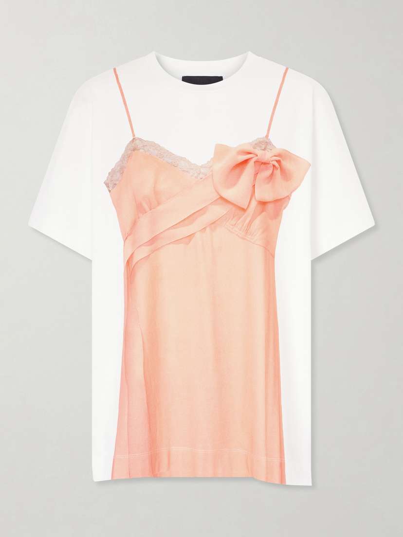Simone Rocha Printed Cotton-jersey T-shirt