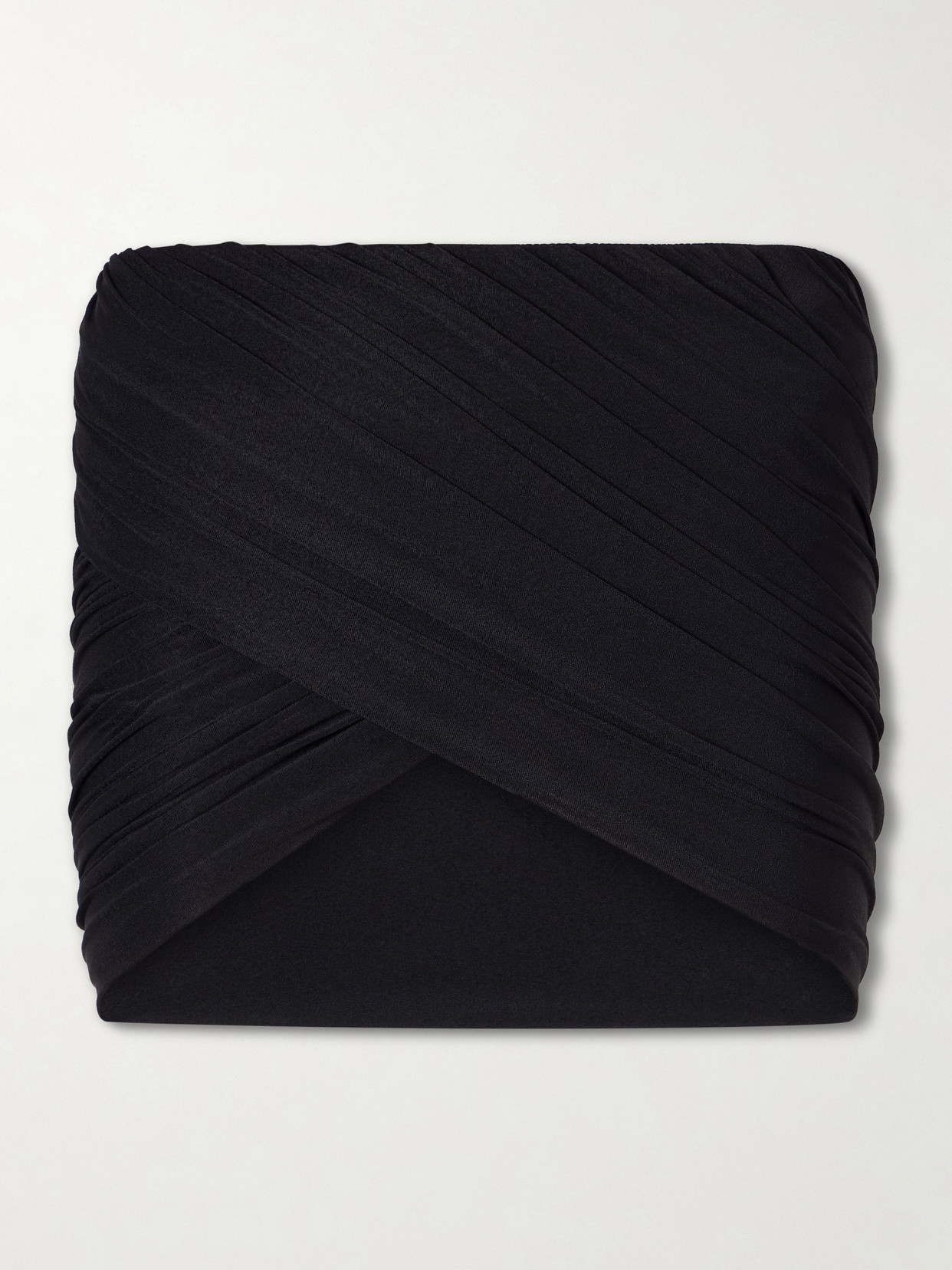 Rick Owens Luna Stretch-jersey Mini Skirt In Black