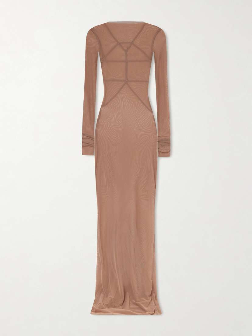 Rick Owens Temple Stretch-mesh Gown