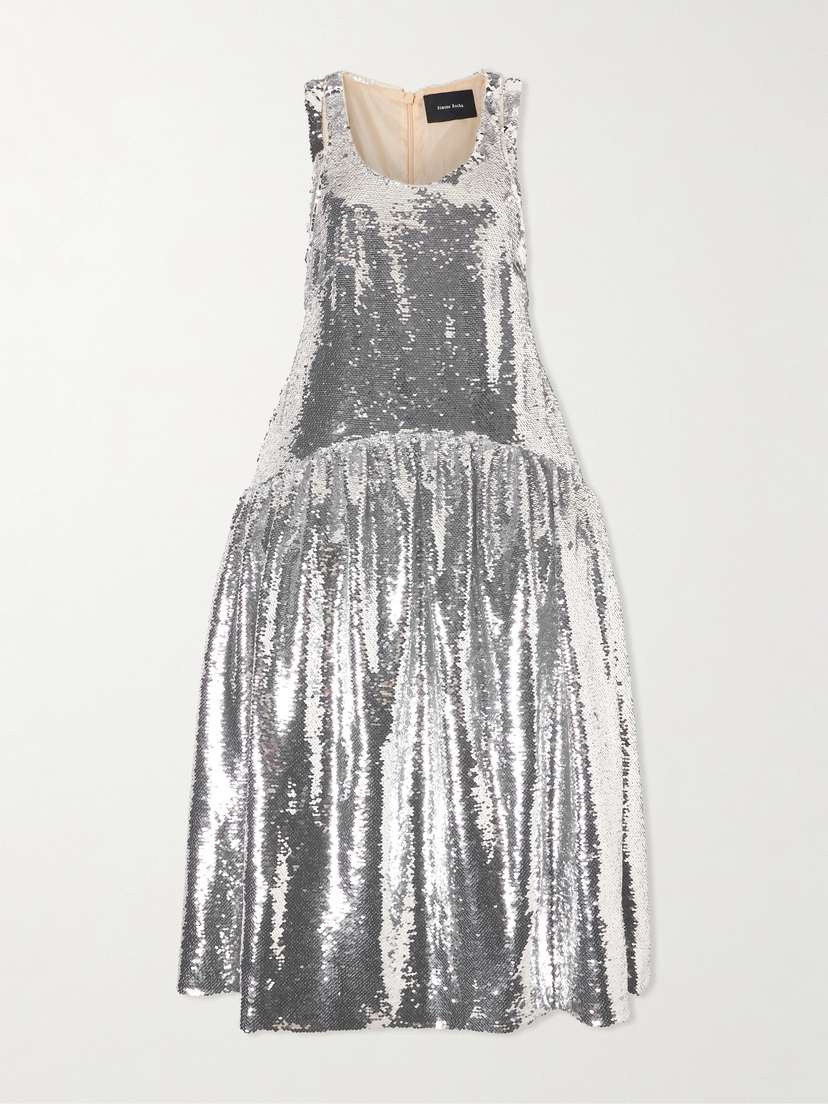 Simone Rocha Sequined Satin Gown
