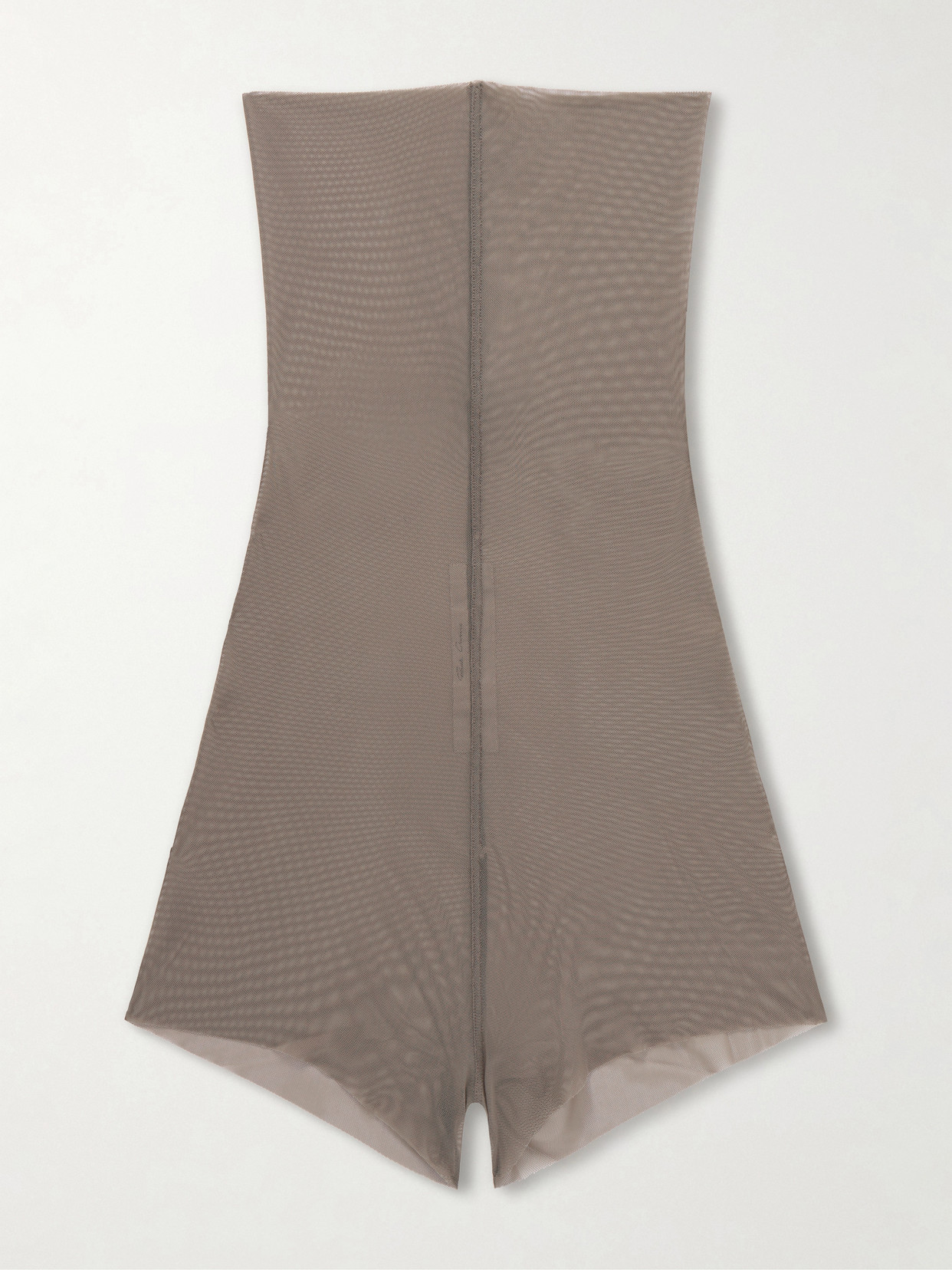 Rick Owens Stretch-mesh Shorts In Brown