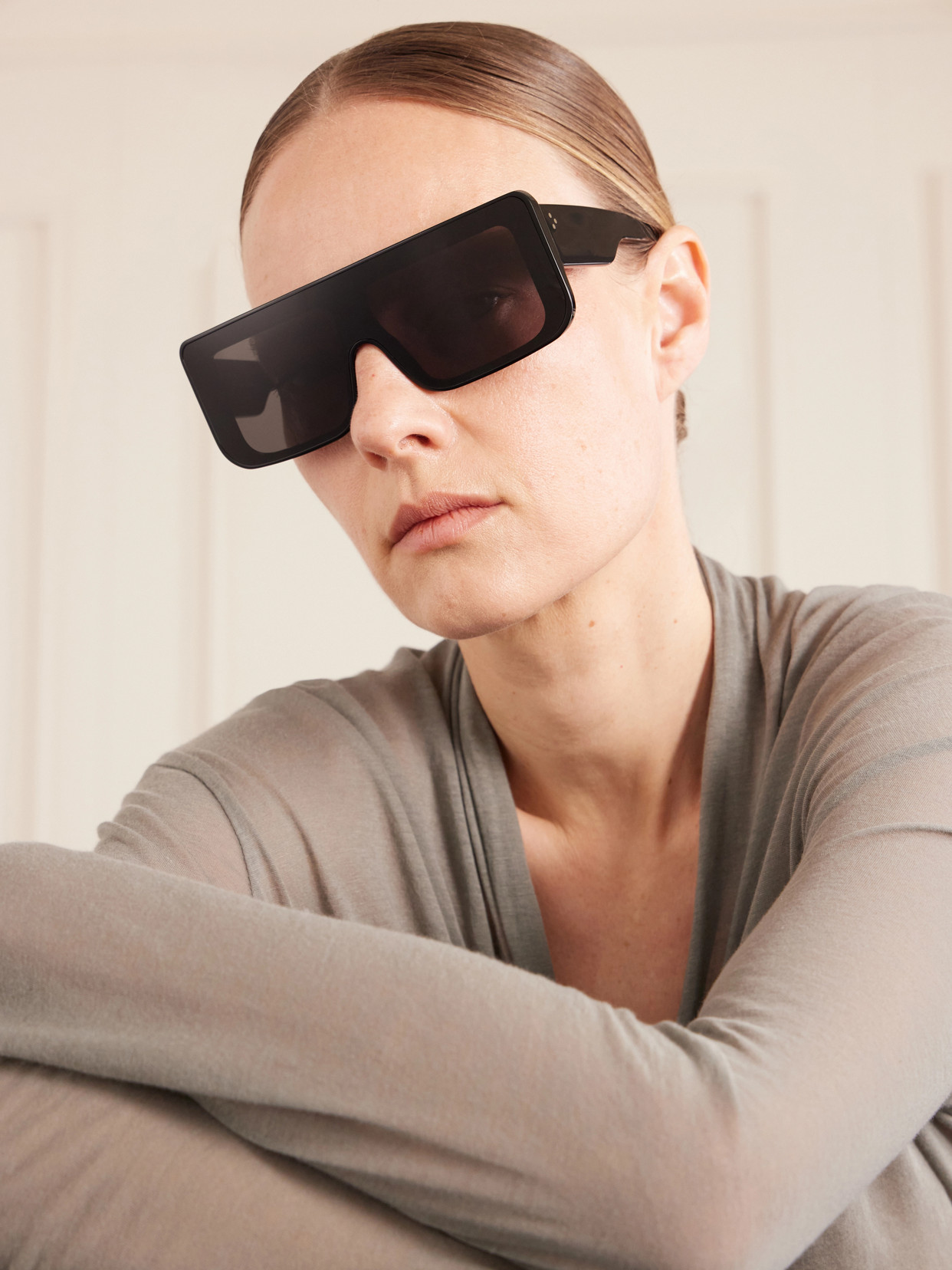 Rick Owens Documenta Square-frame Sunglasses In Black