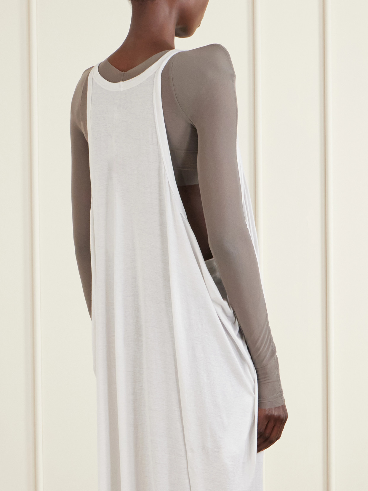 Helm Stretch-Mesh Blouse