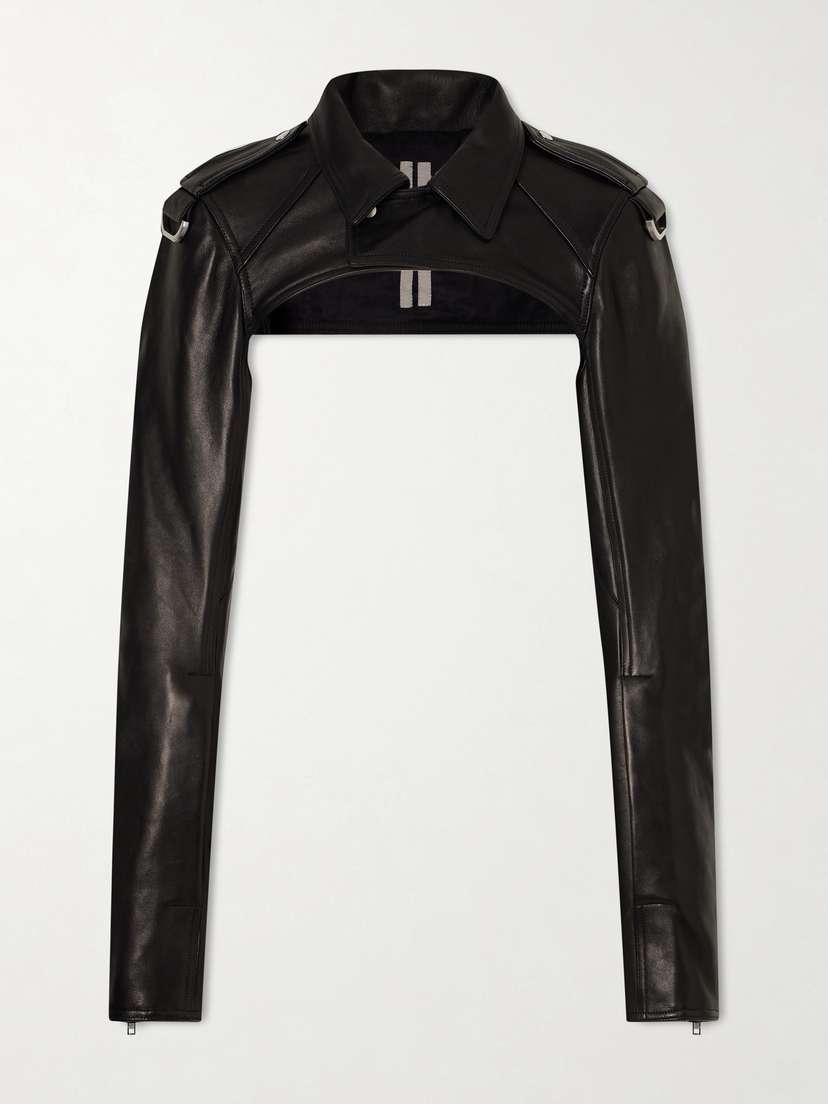 Rick Owens Leather Biker Jacket