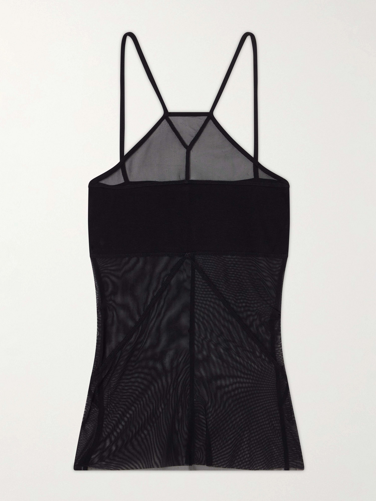 Rick Owens Lace Tank Top In Black