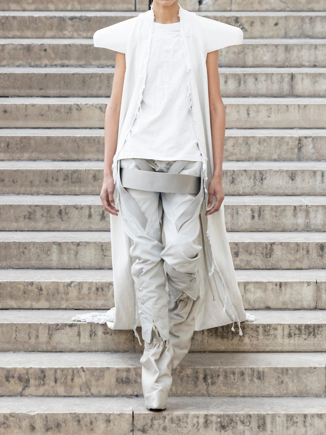 Paneled Cotton-Jersey Tank Top
