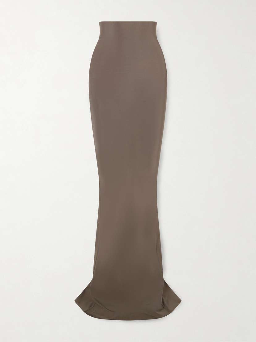 Rick Owens Dirt Coda Stretch-jersey Maxi Skirt