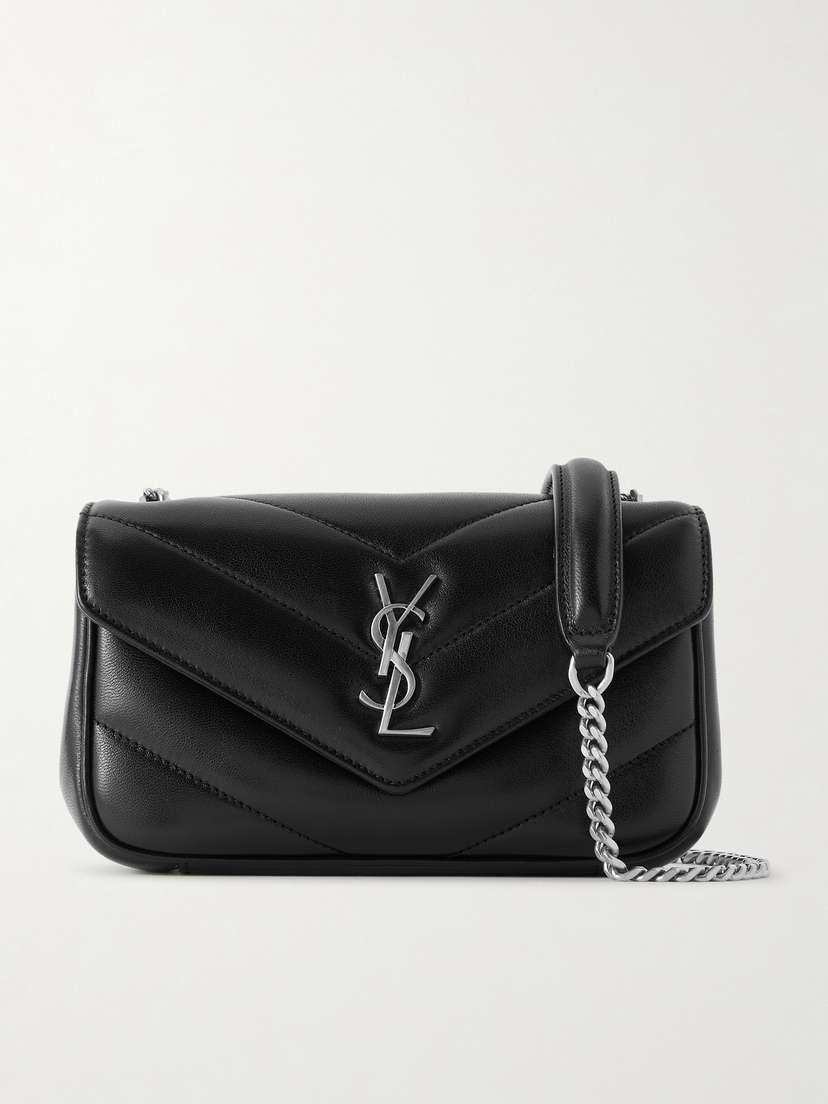 Saint Laurent Loulou Mini Matelassé Leather Shoulder Bag