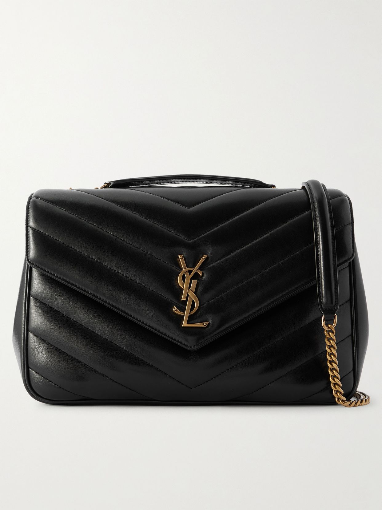Loulou large matelassé leather shoulder bag