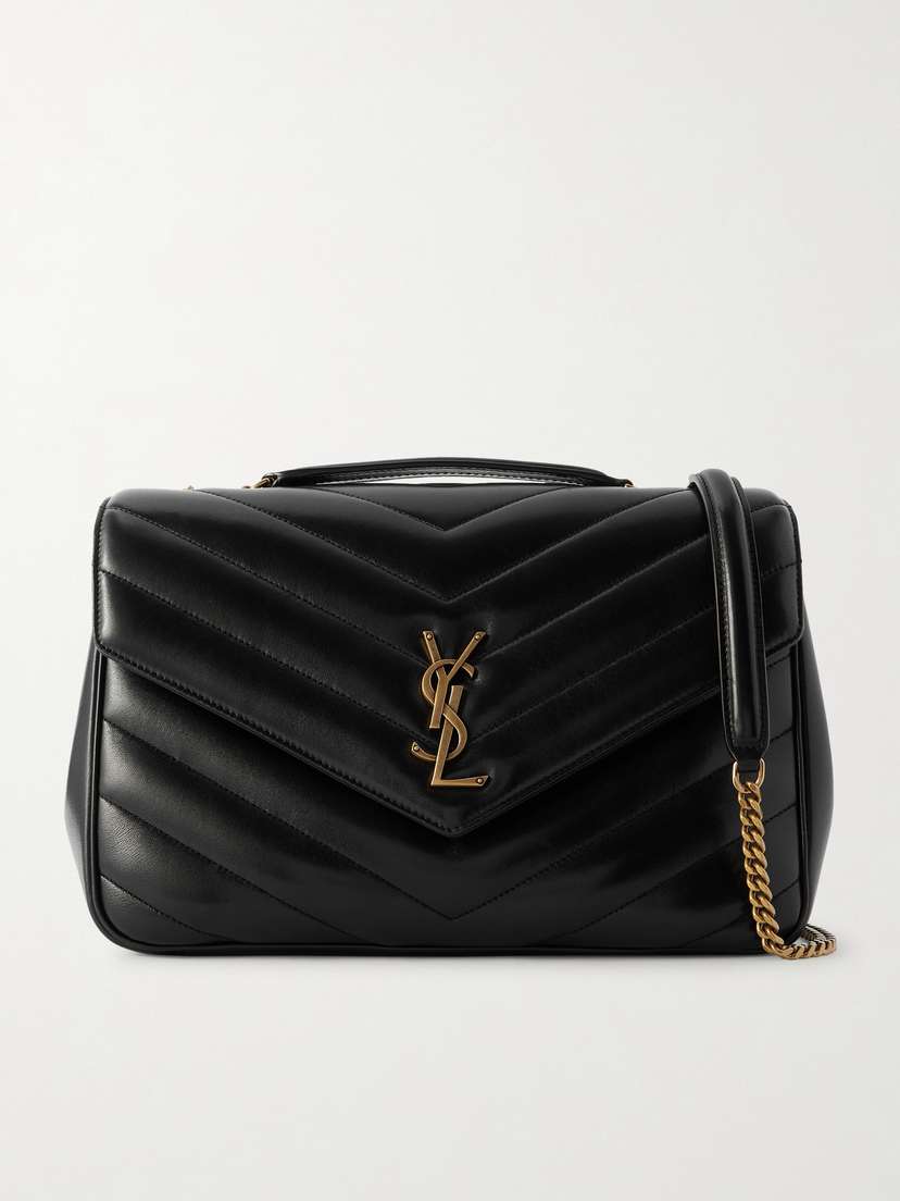 Saint Laurent Loulou Large Matelassé Leather Shoulder Bag
