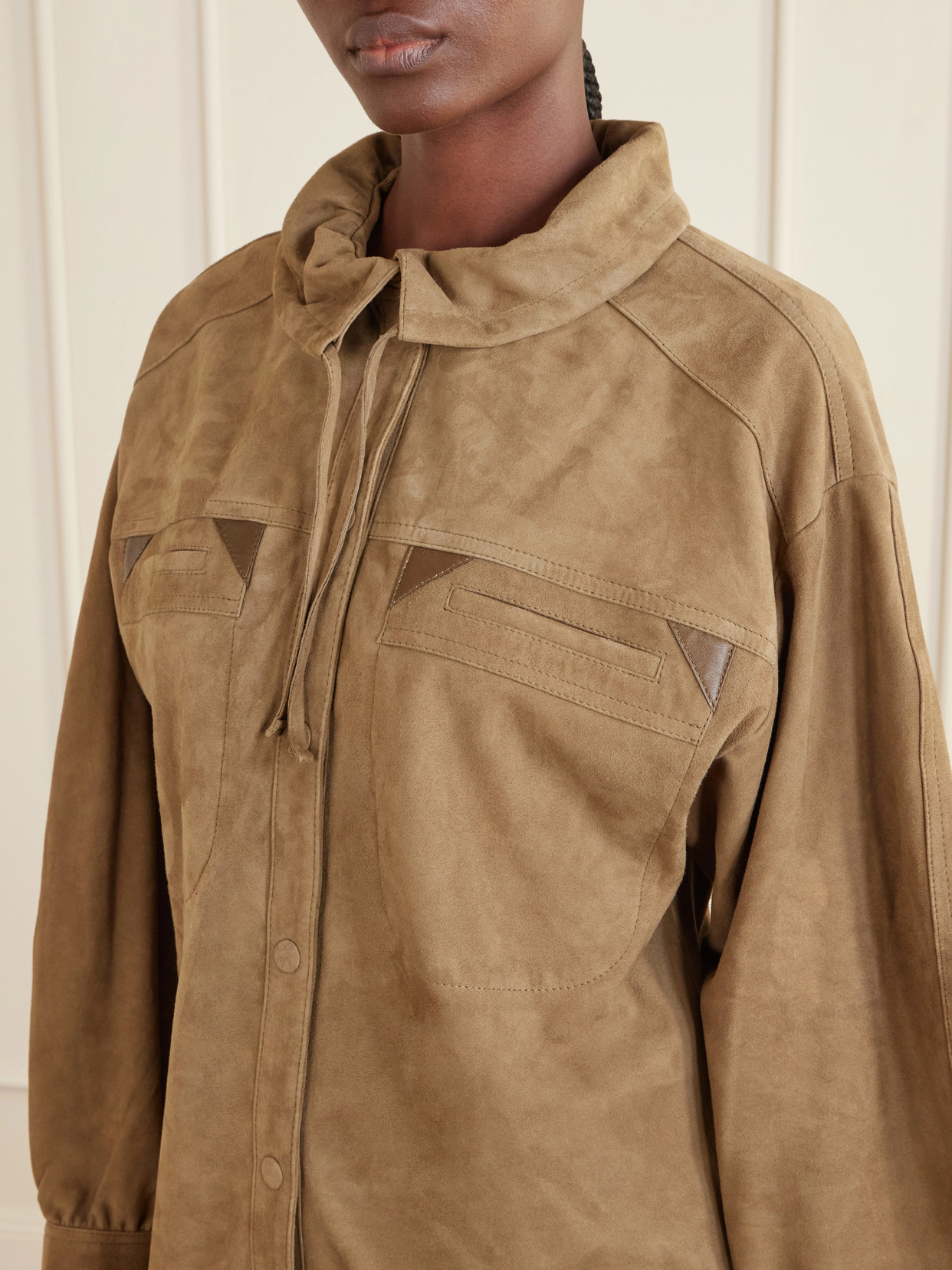 Maldia Suede Overshirt