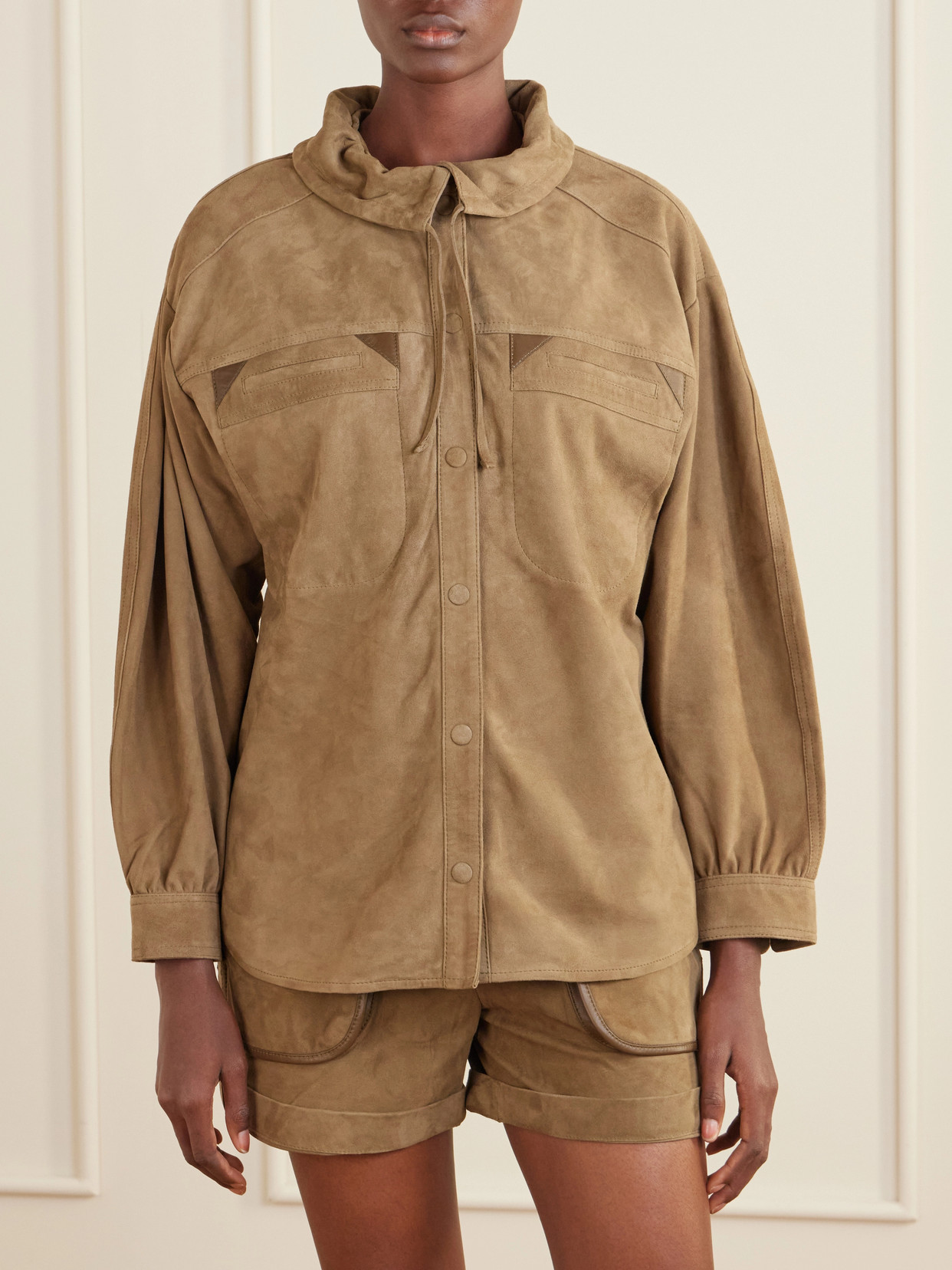 Maldia Suede Overshirt
