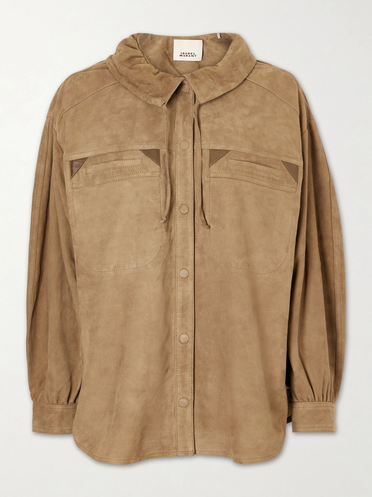 Isabel Marant Maldia suede overshirt