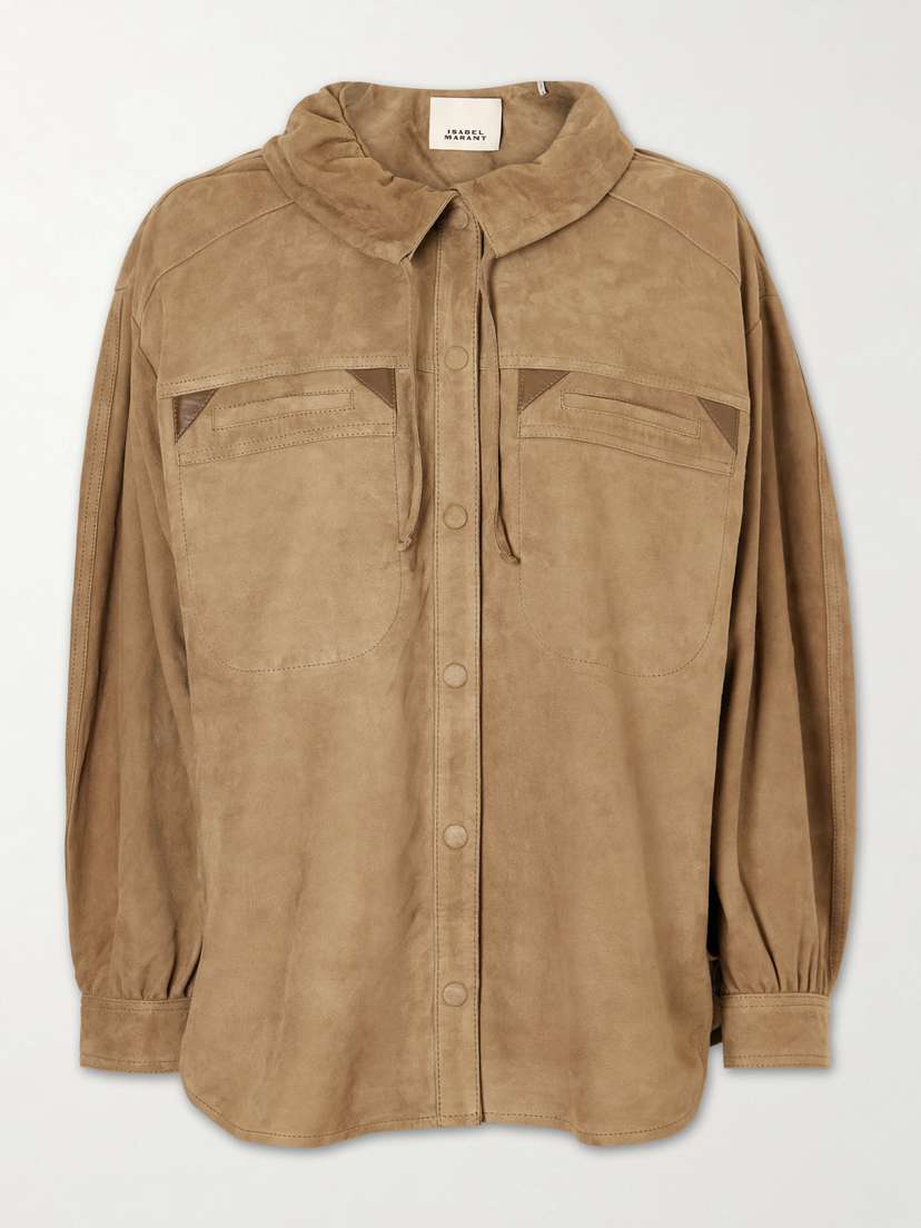 Isabel Marant Maldia Suede Overshirt