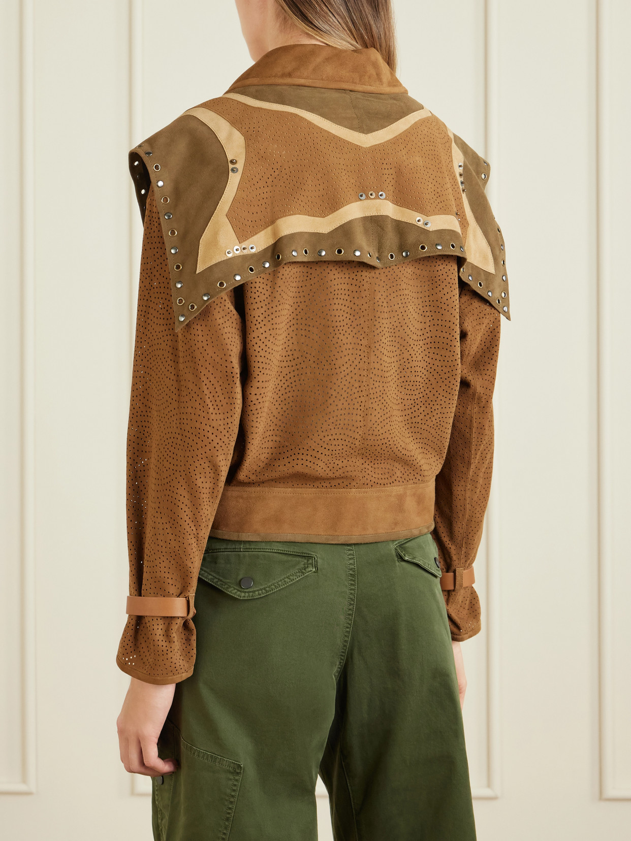 Kayae Embellished Perforated Jacket
