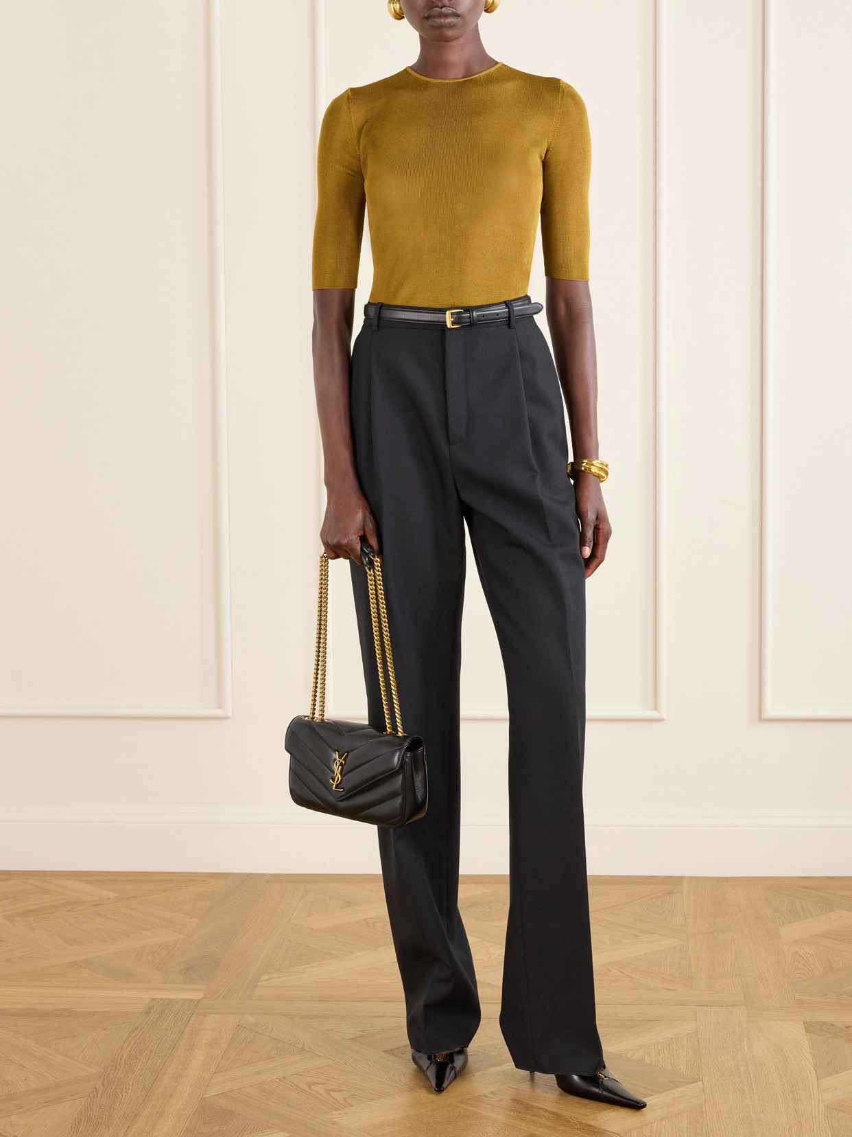 Loulou Small Matelassé Shoulder Bag