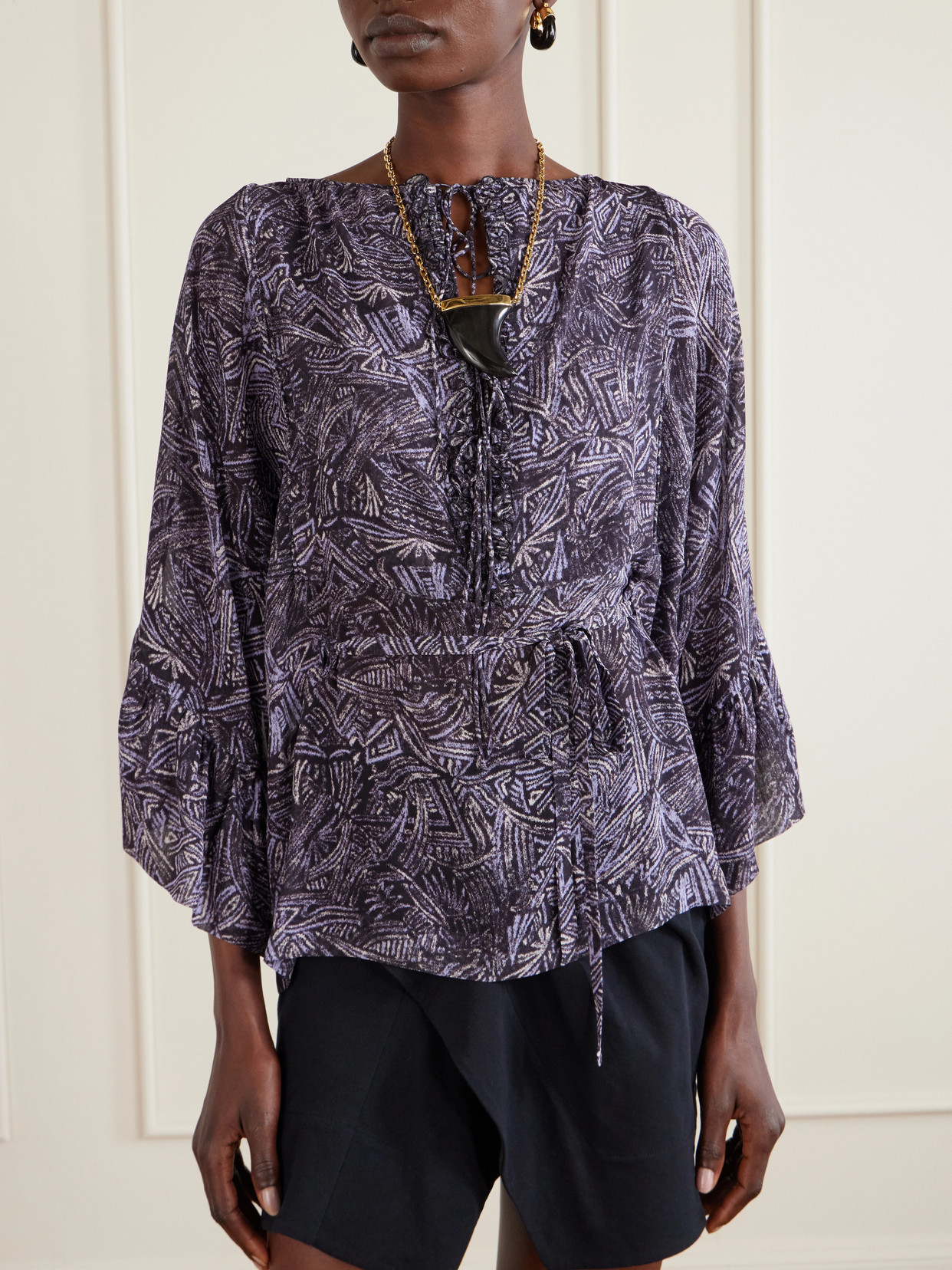Tekia Belted Top