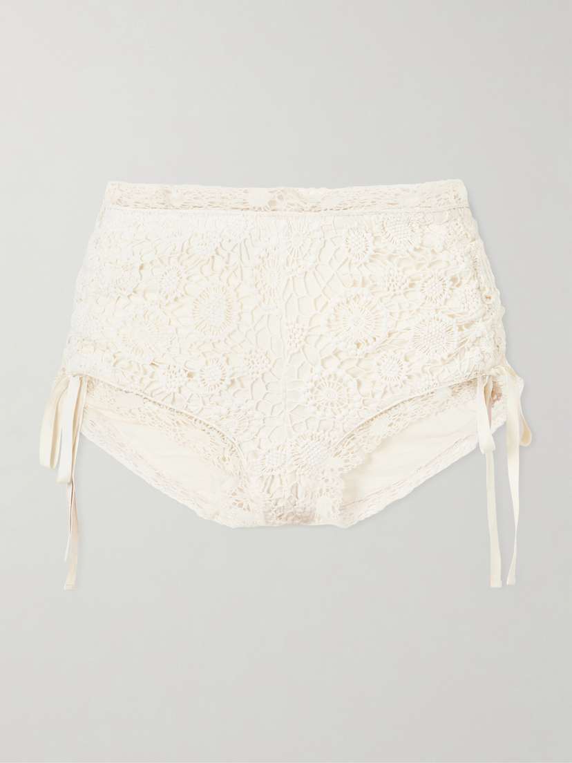 Crocheted Cotton Shorts