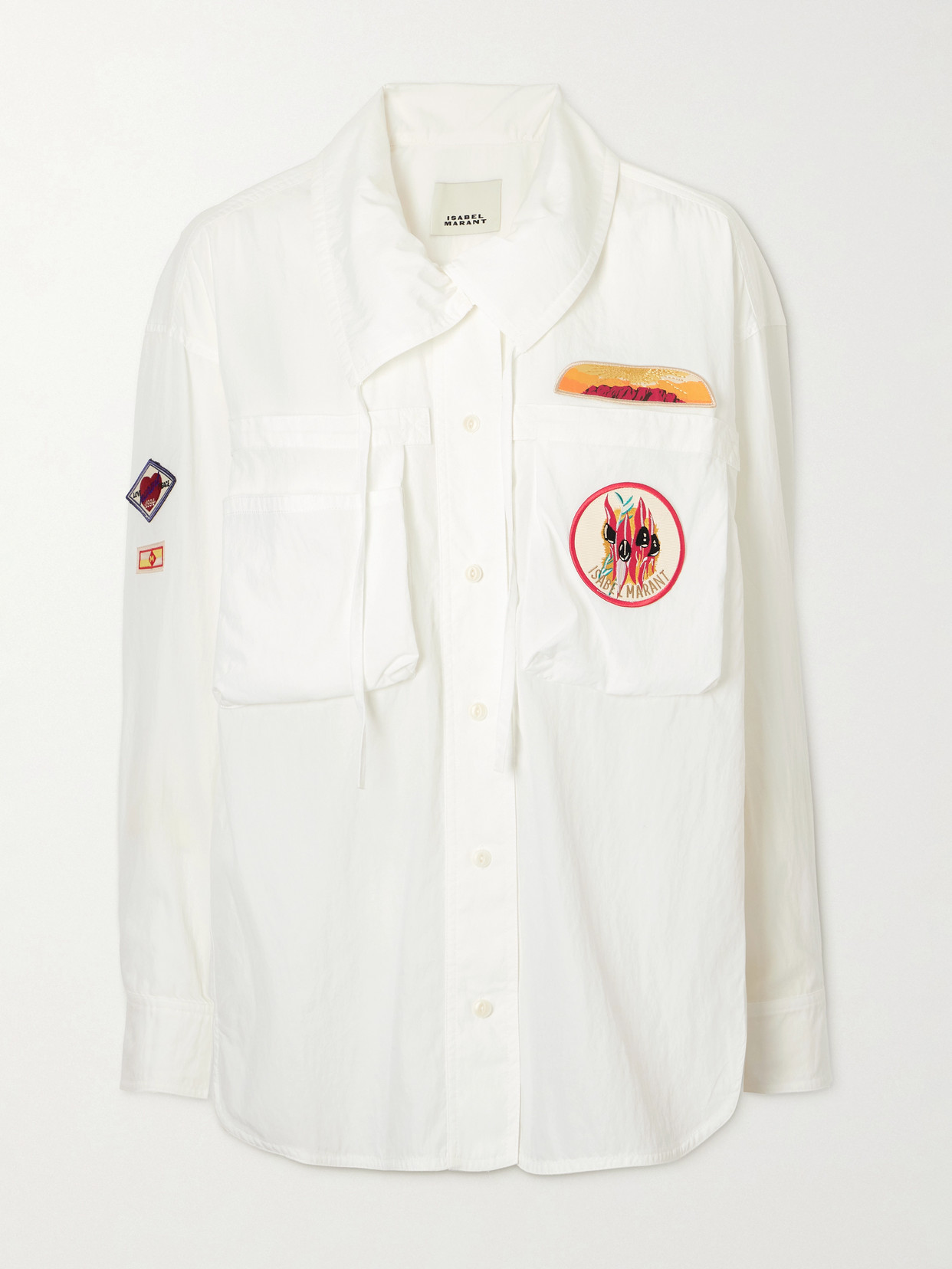 Chely Appliquéd Tencel Lyocell Shirt