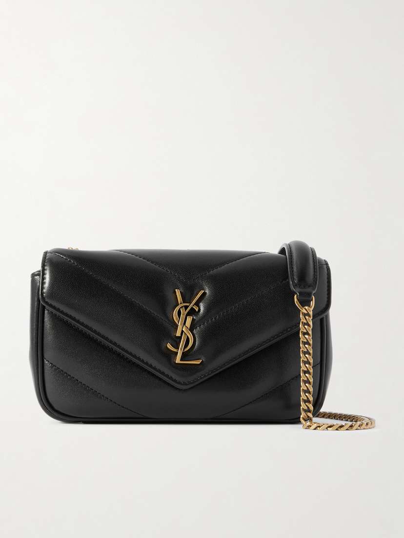 Saint Laurent Loulou Mini Matelassé Leather Shoulder Bag