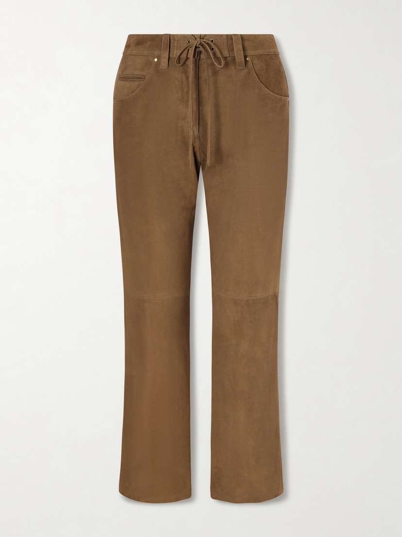 Isabel Marant Camilany Suede Slim-fit Pants
