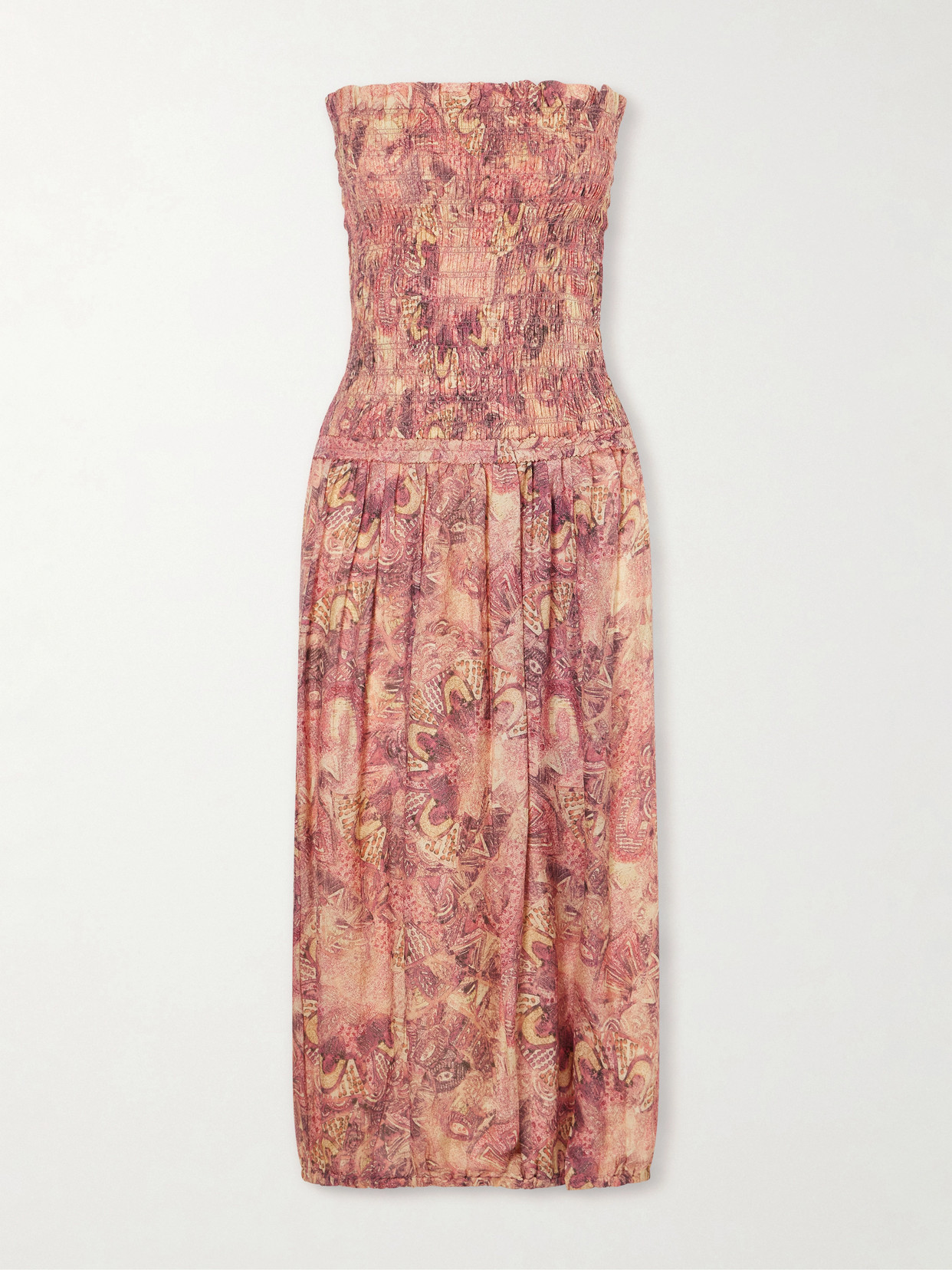 Isabel Marant - Cleane Silk-chiffon Midi Dress - Pink