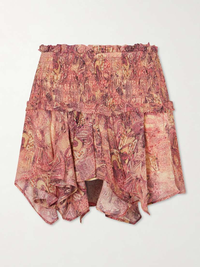 Isabel Marant Ceiva Silk-chiffon Mini Skirt