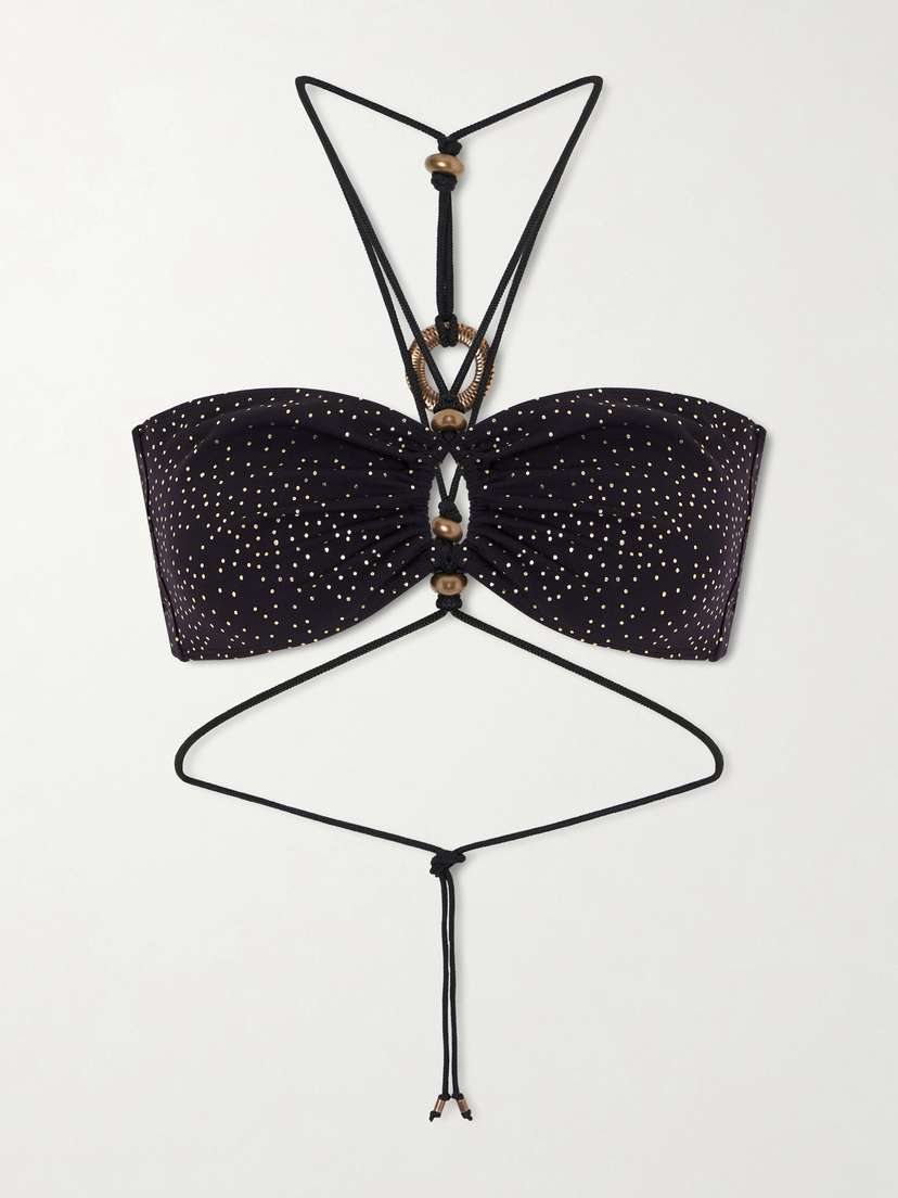 Isabel Marant Analia Polka-dot Bikini Top