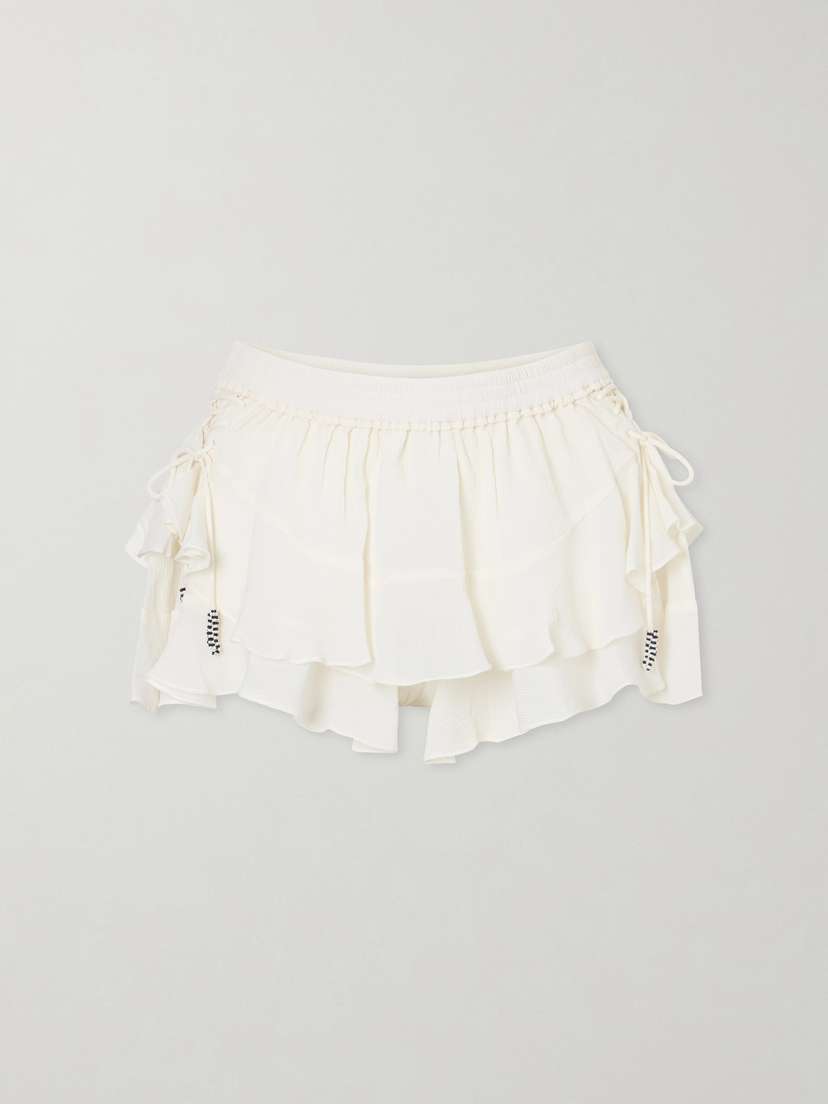 Isabel Marant Geisa Silk-chiffon Mini Skirt