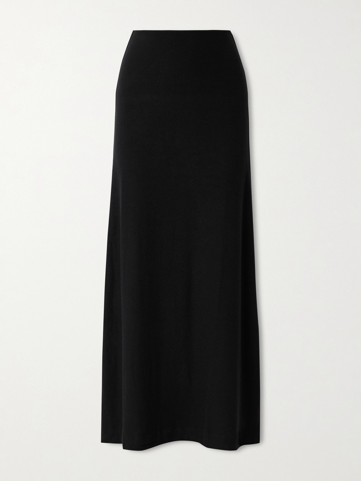 Leset Lauren Stretch-knit Maxi Skirt In Black