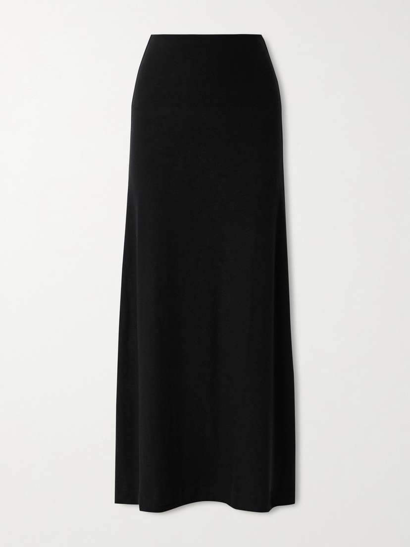 LESET Lauren Stretch-knit Maxi Skirt