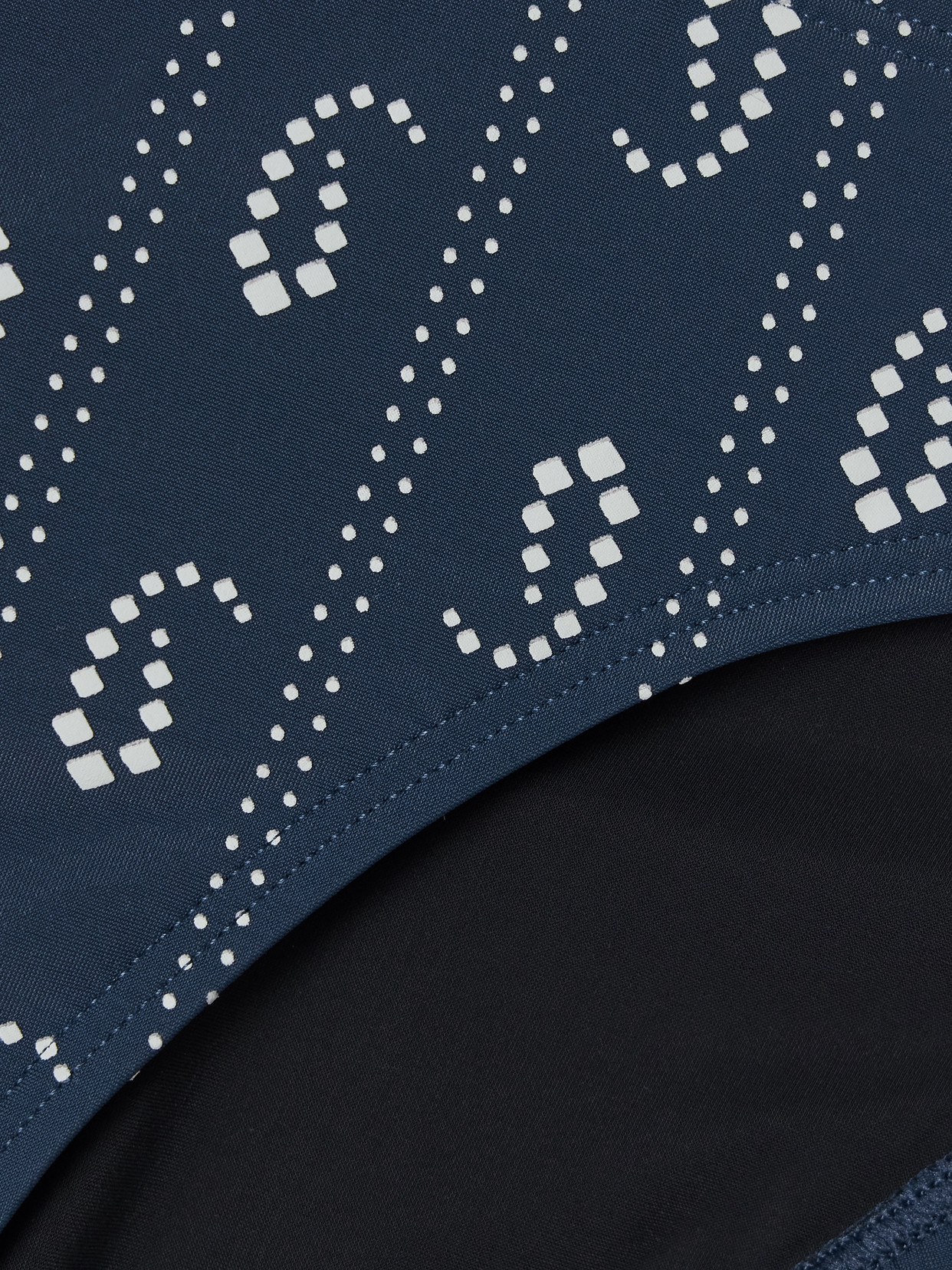 Tory Burch Printed Bikini Briefs In Blue