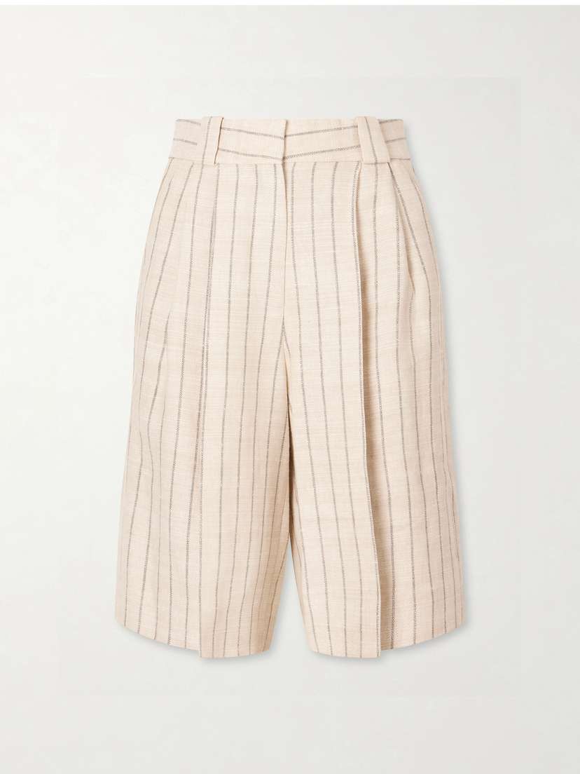 Blazé Milano Serene Husul Striped Canvas Shorts