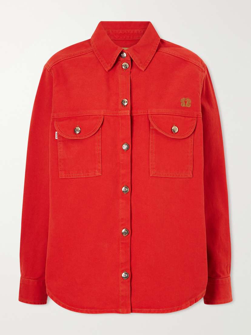 Blazé Milano Berber Embroidered Denim Shirt