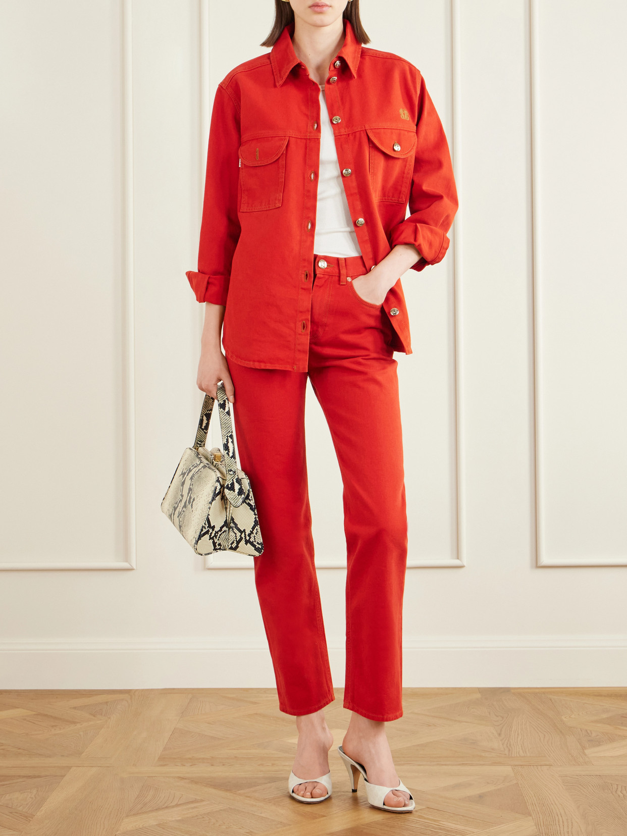 Blazé Milano - Berber Embroidered Denim Shirt