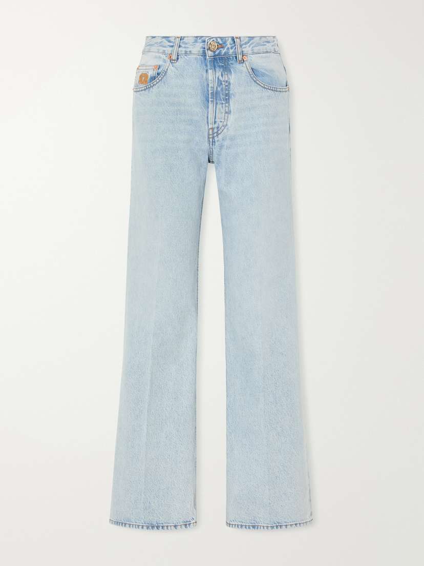 Blazé Milano Nariida Maline Mid-rise Wide-leg Jeans