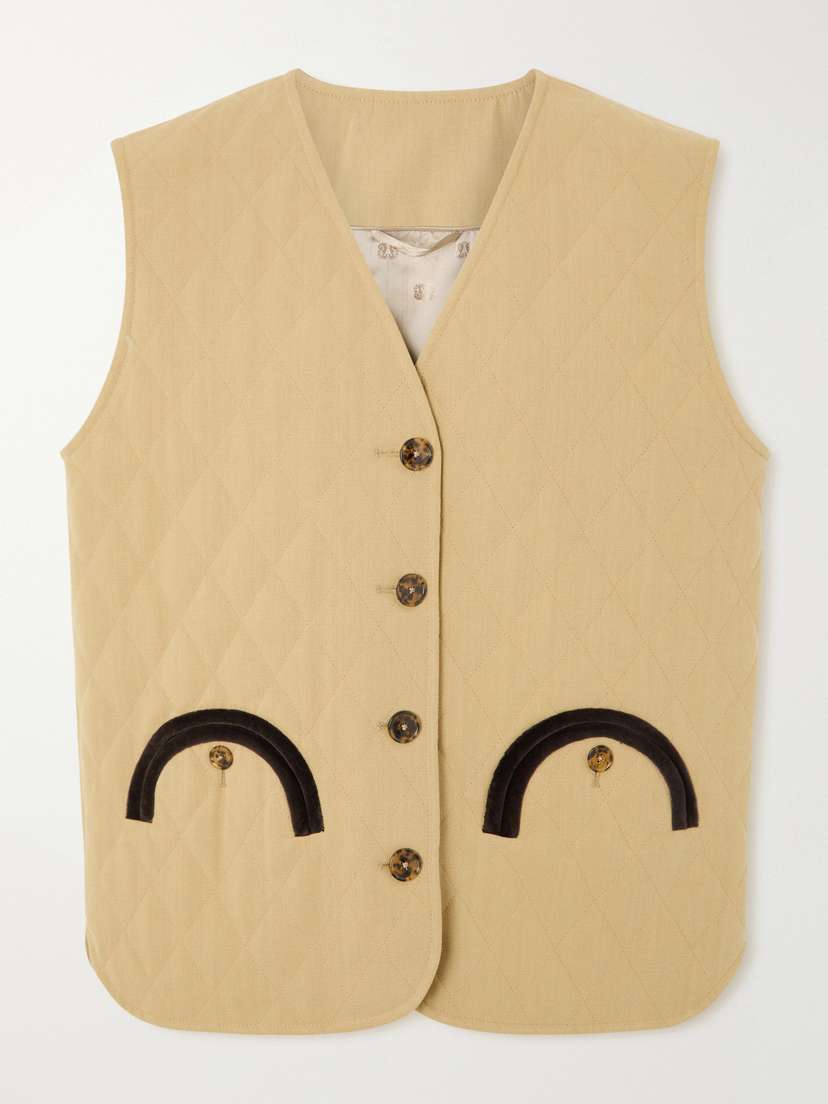 Blazé Milano Ghost Suffolk Quilted Cotton Vest