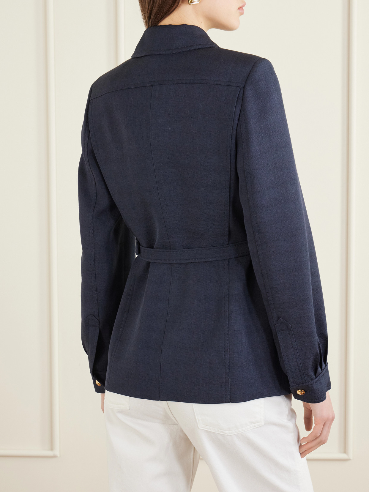 Blazé Milano - Genesis Paint Belted Woven Jacket