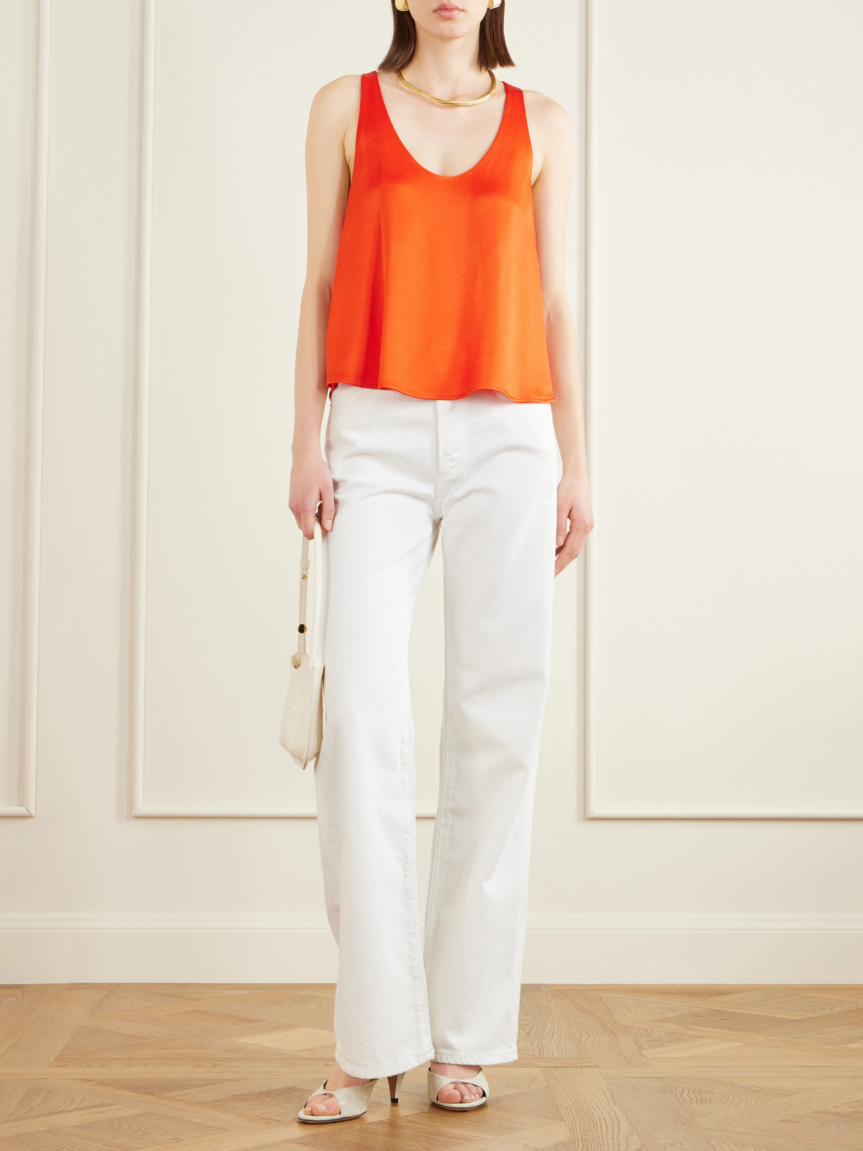 Blazé Milano - Novalis Merens Satin-Crepe Tank
