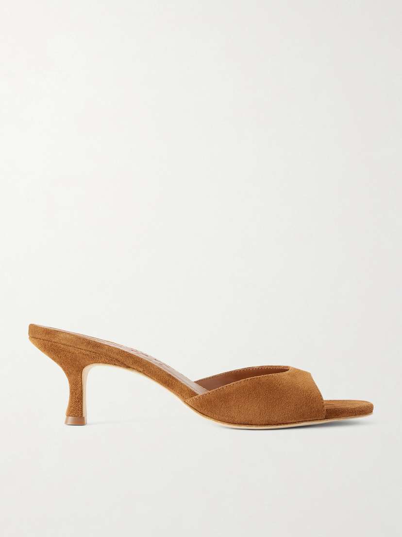 Staud Brigitte Suede Mules